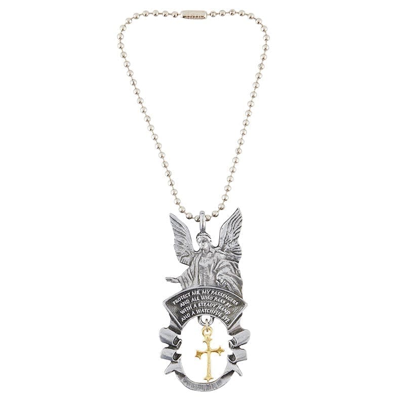 Guardian Angel w/ Cross Visor Chain