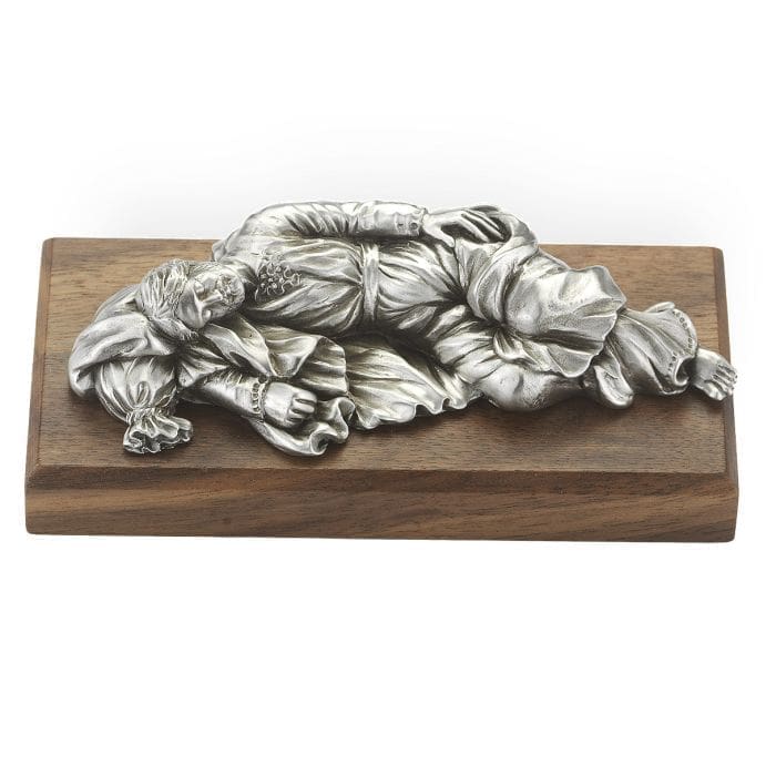 Pewter Sleeping St. Joseph - 4 1/2"