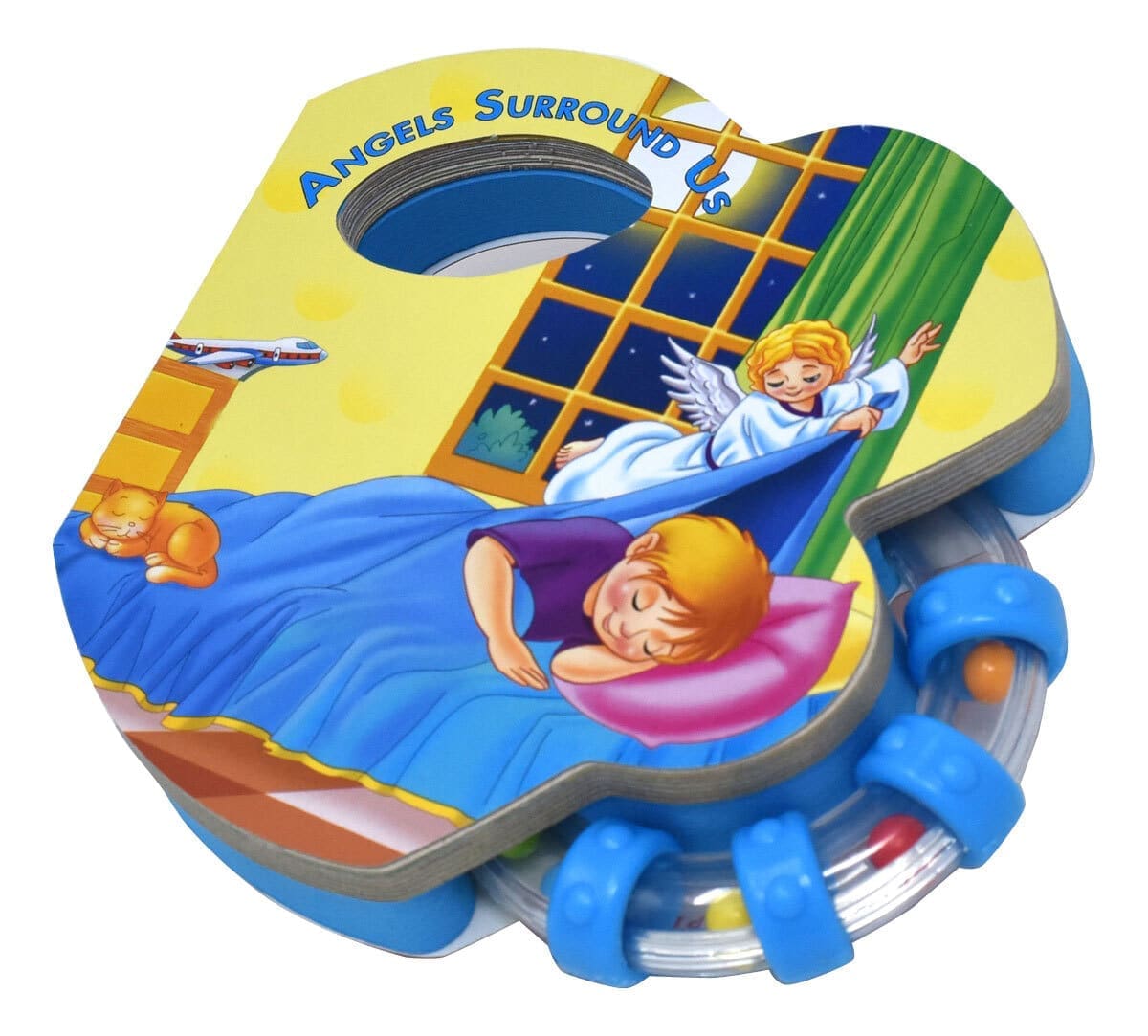 Angels Surround Us - Rattle Book
