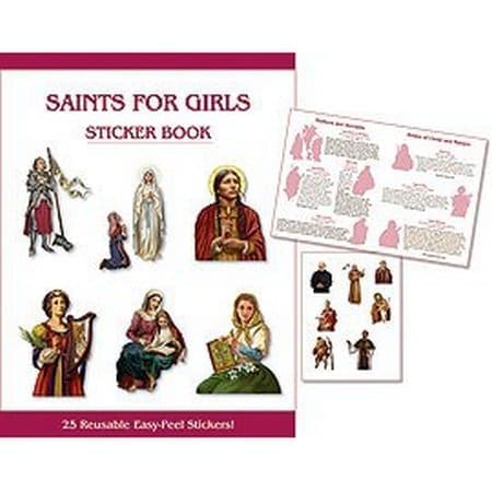 Saints for Girls Sticker Book