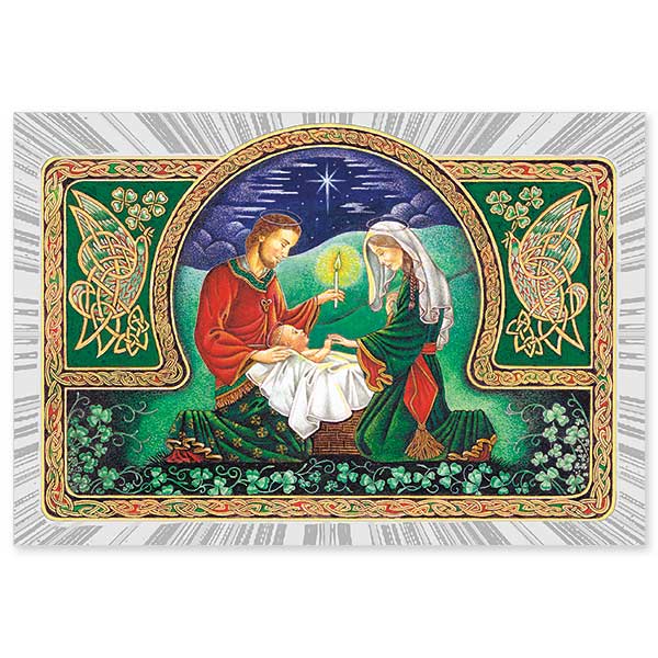 Tis the Season to Celebrate Irish Majesty of Christmas Card