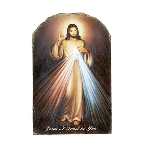 Divine Mercy Vintage Plaque