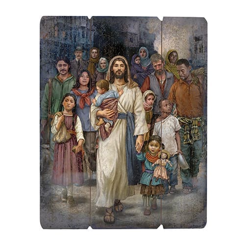 Welcome the Stranger plaque