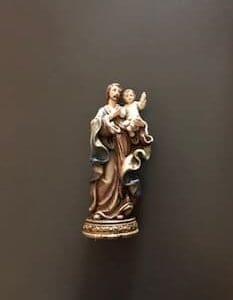 St. Joseph with Child Statue, 6" Resin