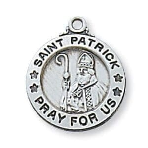 St. Patrick Sterling Necklace 18"