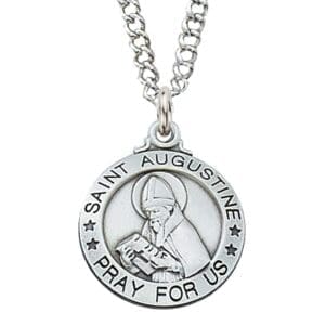 St. Augustine Sterling Necklace 20"