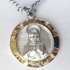 Sacred Heart Necklace 18"
