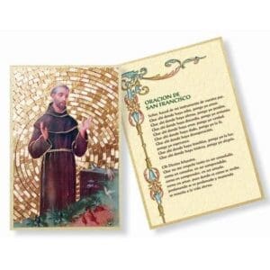 St. Francis Mosaic Plaque (Spanish)